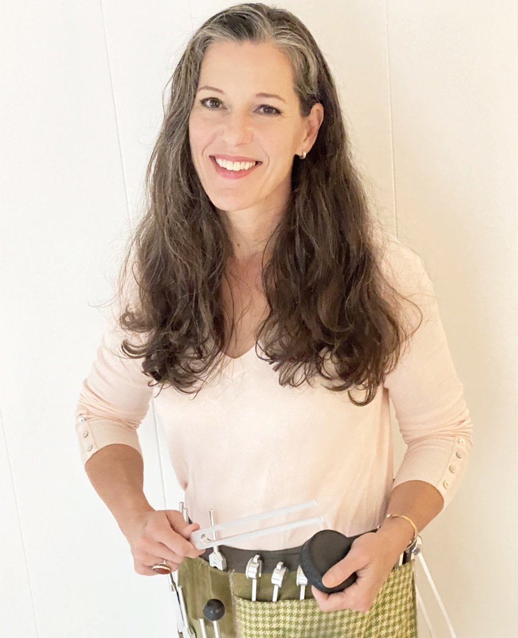 Rebecca in her studio